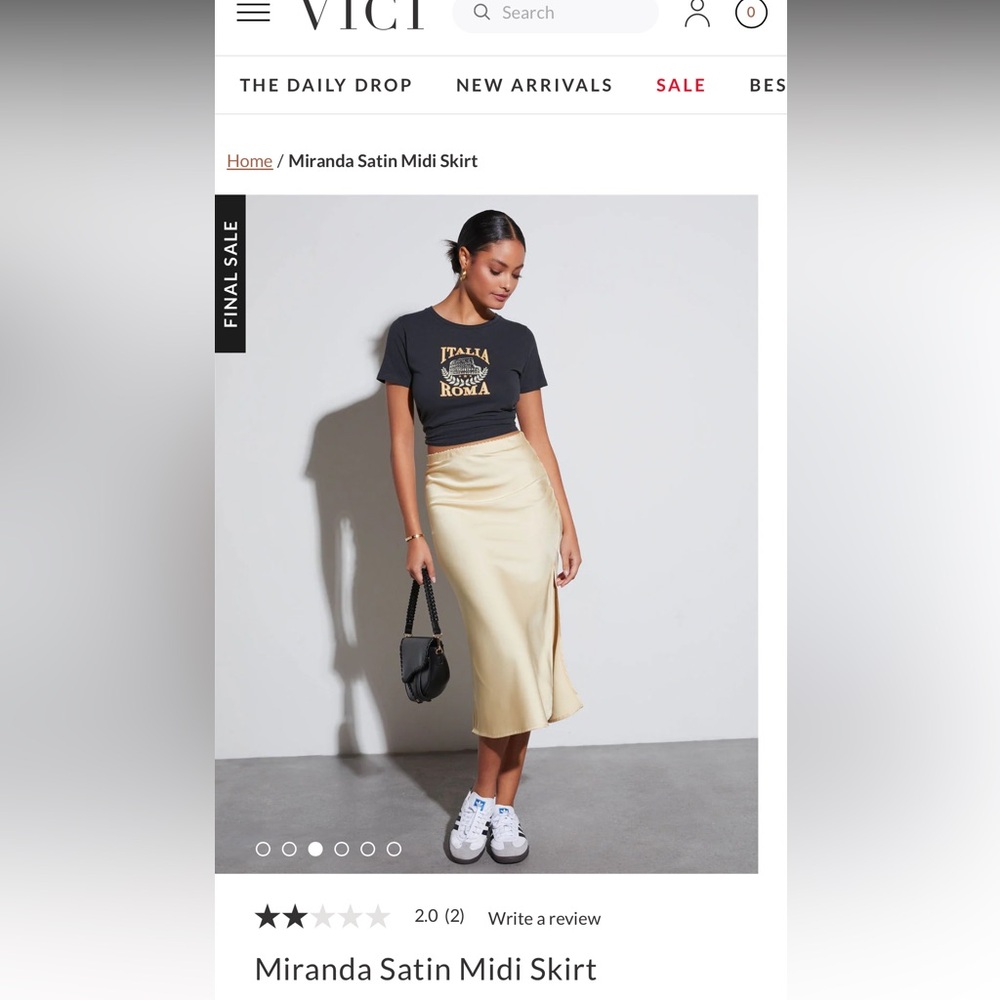 Gold Yellow long skirt